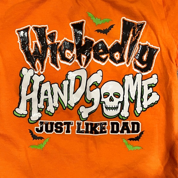 Halloween Wickedly Handsome Just Like Dad, Toddler Boy size 2T - Picture 2 of 4